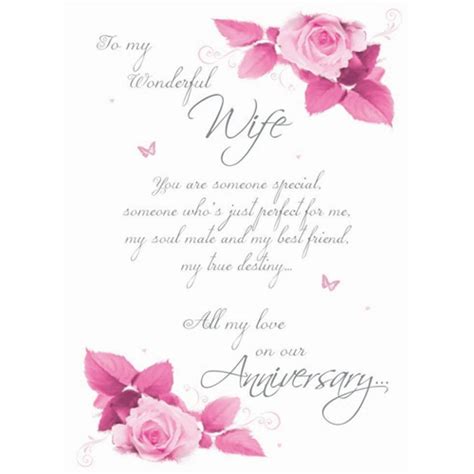 anniversary card poem for my wife wife
