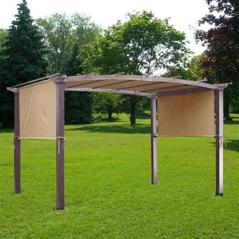 Please reference the manufacturer model. 17x6.5Ft Pergola Canopy Replacement Cover Outdoor Yard ...