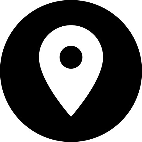 White Location Icon Png 288753 Free Icons Library