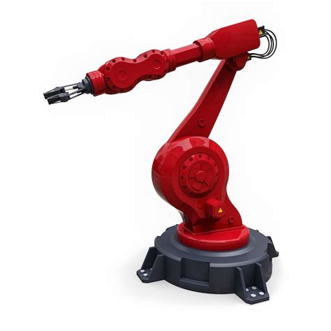 Bras Robotique Rouge Pour Tout Travail En Usine Ou En Production Equipement Mécatronique Pour