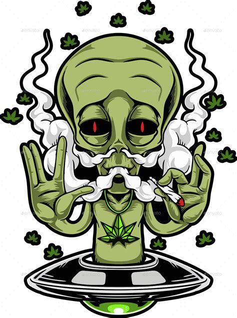 Alien Smoking Weed Svg Smoking Alien Svg Cannabis Svg Alien Svg Cu Porn Sex Picture