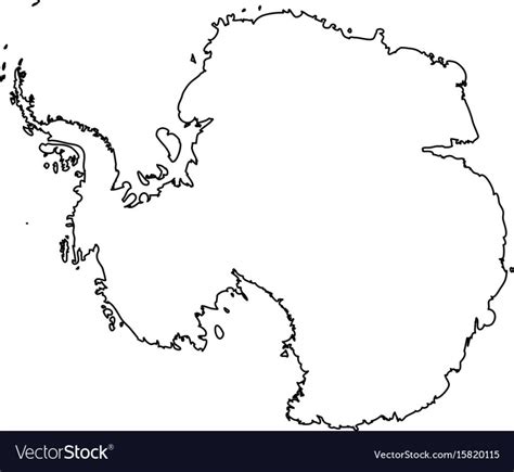 Blank Map Of Antarctica Printable Blank Printable