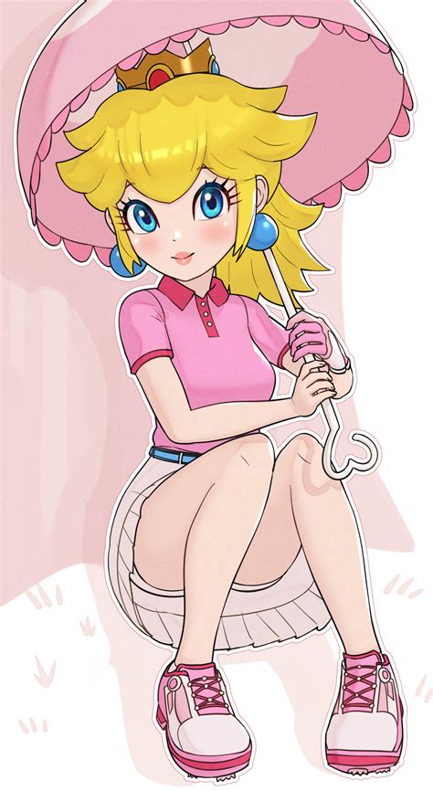 Princess Peach And Golf Peach Mario And More Drawn By Gonzarez