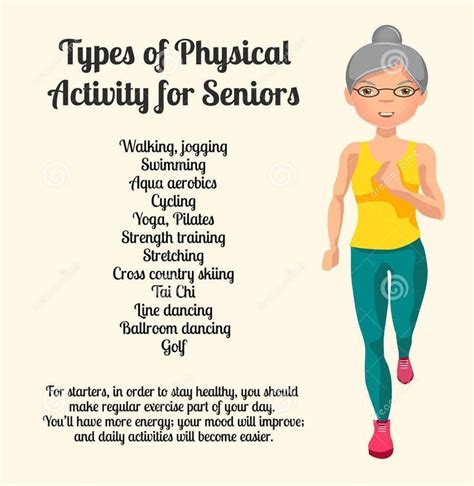 Types Of Physical Activity For Seniors Physical Activities Regular