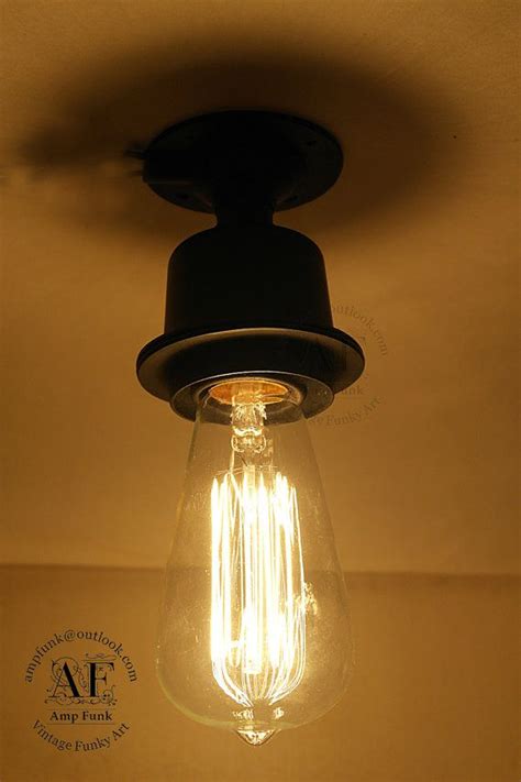 Ceiling Aluminium Light Industrial Antique Edison Bulb Lamp Rustic Lighting Ceiling Mount