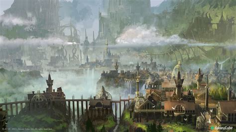 Elven City Wallpapers Top Free Elven City Backgrounds Wallpaperaccess