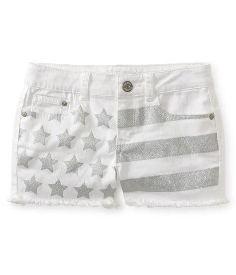 Kids Flag Denim Shorty Shorts Ps From Aeropostale Happy 4th Of July