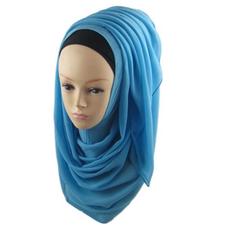 new women muslim chiffon hijab islamic headwear scarf arab caps shawls headscarf ebay