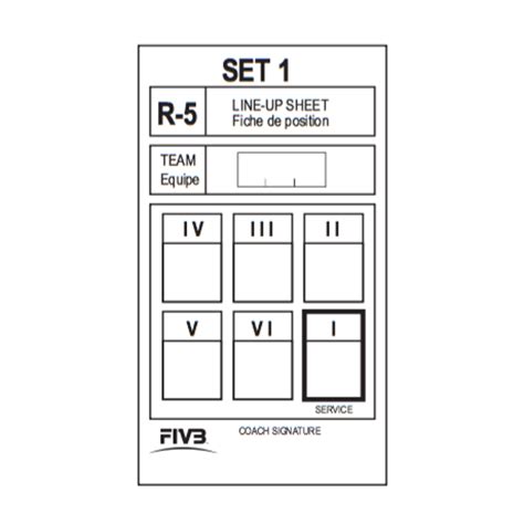 Printable Volleyball Rotation Template Printable Word Searches