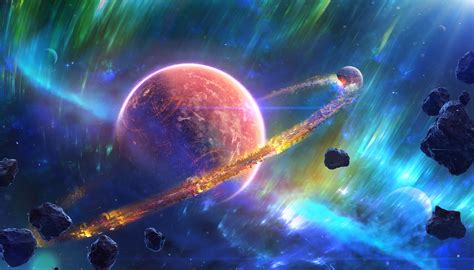 Nebula Planet Space Wallpaperhd Digital Universe Wallpapers4k