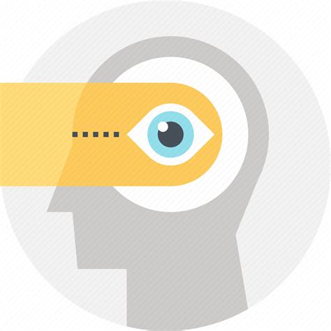 Eye Head Human Mind Thinking View Vision Icon Download On