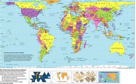 Free Printable World Map with Countries Template In PDF 2022 | World ...