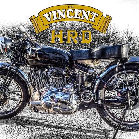 Vincent Hrd Black Shadow Motorcycle By Nigel Lomas Vintage Motorcycle