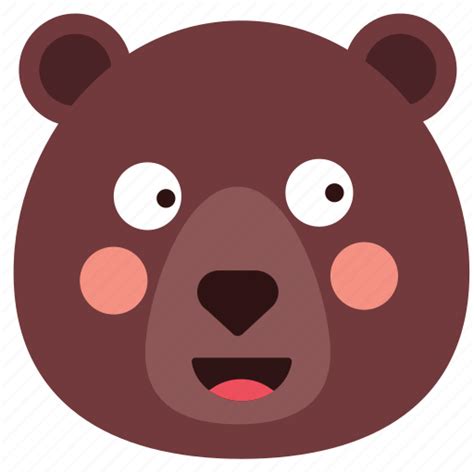 Bear Emoji Emoticon Smile Smiley Icon