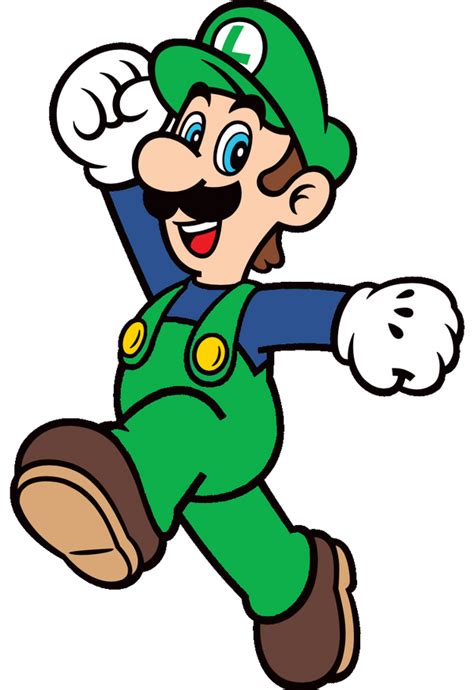 Super Mario: Classic Luigi 2D by Joshuat1306 on DeviantArt png image