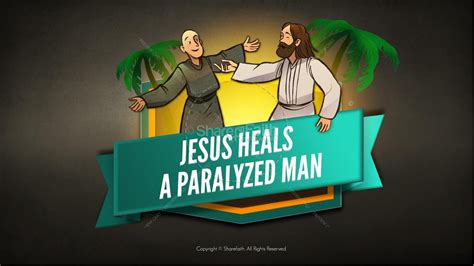 Luke 5 Jesus Heals The Paralytic Kids Bible Stories Sharefaith Kids