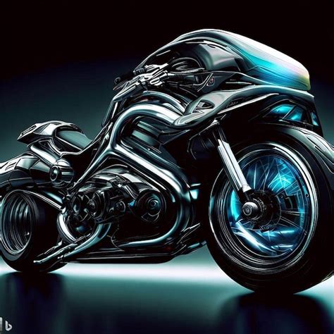 Premium Ai Image Futuristic Bike