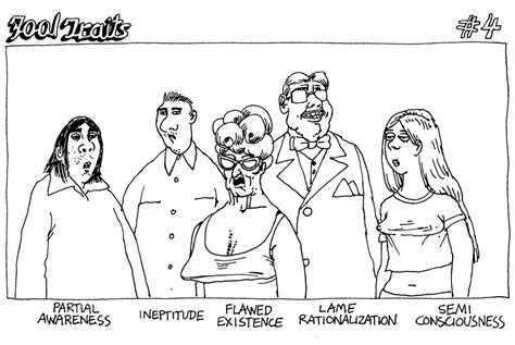 Drawing By B Kliban Fool Traits 4 1976 Cartoons Mental Health