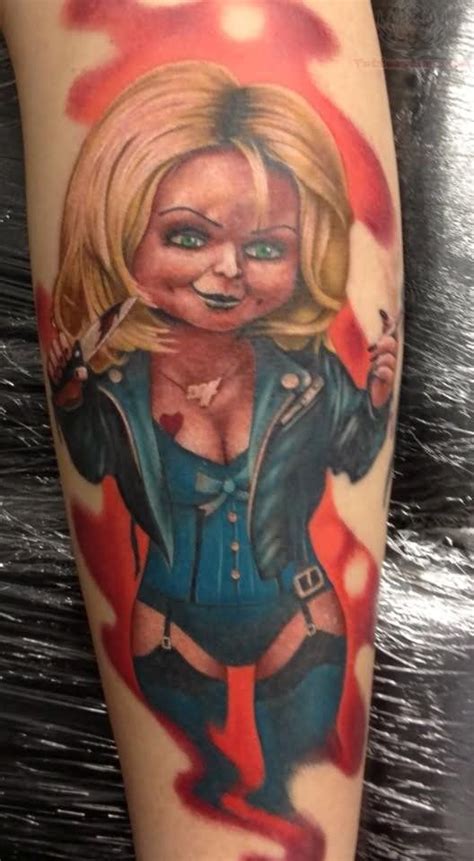 Chucky Tattoos Color Ink Chucky Wife Tattoo Tattoos