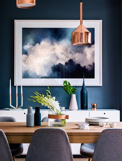 These small dining room ideas will make your space look larger, help the flow of traffic, and increase storage in a small footprint. Tye Street Project: Blue Dining Room Plans - Thou Swell