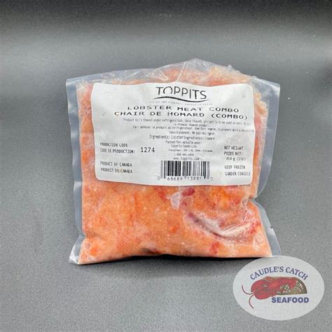 Lobster Meat Cooked 454g Cklb Caudles Catch Seafood