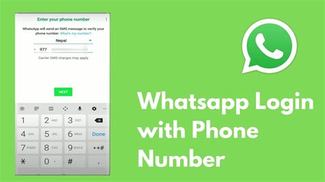 How To Login Whatsapp From Phone Number Use Whatsapp With Phone