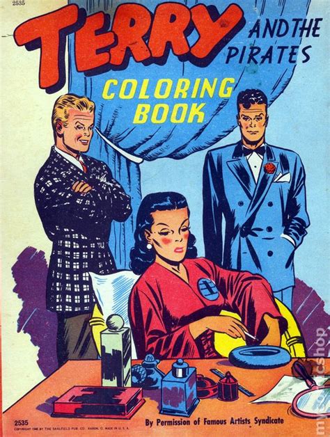 Terry And The Pirates Coloring Book 1946 Comic Books