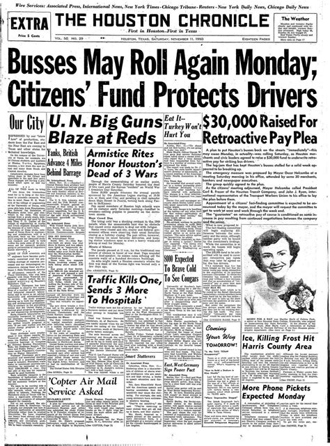 This Day In Houston History Nov 11 1950 Helicopter Air Mail Service