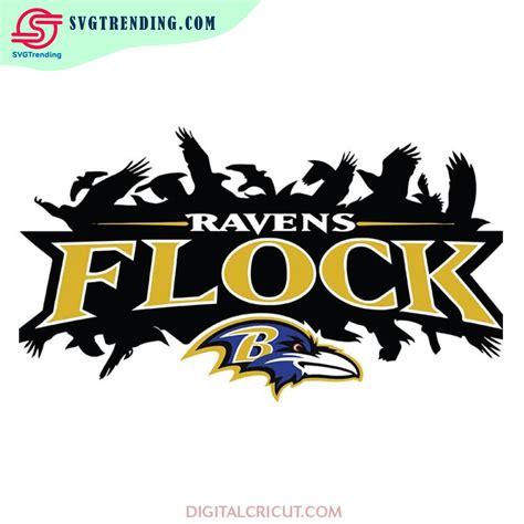 Baltimore Ravens Svg Raven Logo Svg Nfl Svg Sport Svg Football Svg