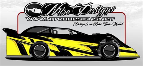 Dirt Race Car Wrap Design