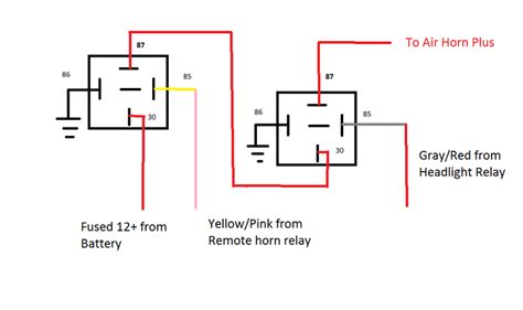 4 Pin Relay Wiring Diagram Air Horn Wiring Diagram