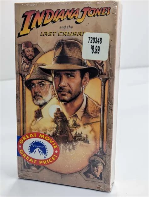 Indiana Jones And The Last Crusade Vhs New Sealed Paramount