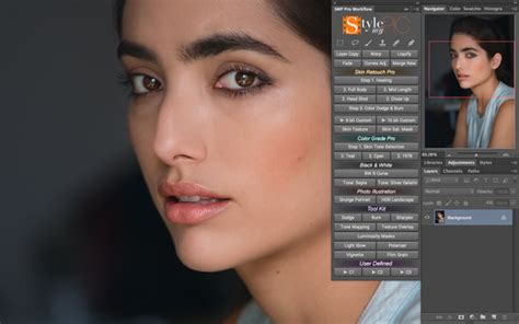 StyleMyPic Photoshop Pro Workflow Panel Pro Retouching Beginner Use