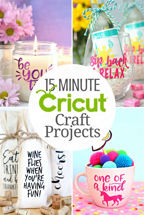 Minute Cricut Craft Projects A Fabulous Collection Of Cricut Crafts You Can Make In