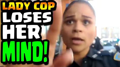 Lady Cop Loses Her Mind 1st Amendment Audit Cop Watch Youtube
