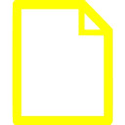 Yellow Blank File Icon Free Yellow File Icons