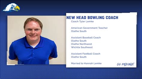 tbd on twitter we are very excited to announce tyler lemke as our new head bowling coach at
