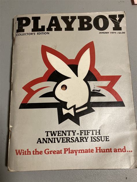 Mavin Playboy Magazine January Collector S Th Anniversary Issue W Centerfold