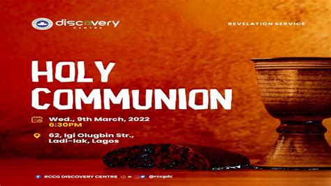 Revelation Service Holy Communion Service Youtube