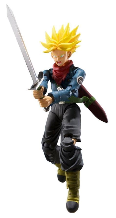 Trunks has either blue or lavender hair color and his mother's blue eyes. S.H. Figuarts Dragon Ball Z Future Trunks Action Figure ...