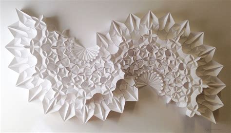 New Geometric Paper Sculptures From Matthew Shlian Midland Paper