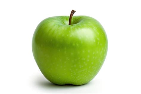 Premium Photo Green Apple Isolated On White