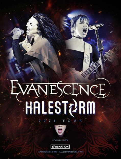 Evanescence And Halestorm Announce Fall 2021 Us Tour