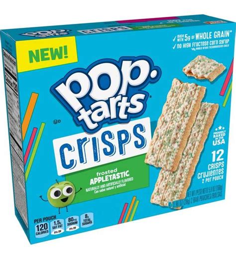 Pop Tarts Crisps Frosted Appletastic 5 9 Oz 12 Ct