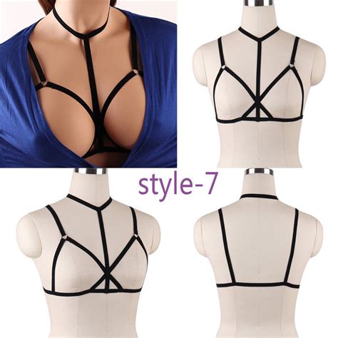 body harness belt sexy fashion harness cage bra cupless lingerie women
