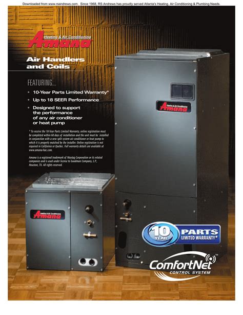 Amana 2 Ton 13 Seer Air Conditioner Trane Xr13 Two Stage Air