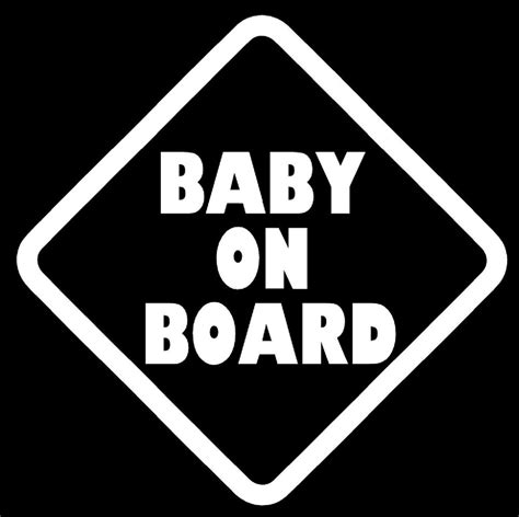 Baby On Board Vinyl Decal Sticker Car Window Wall Bumper Babies Warning