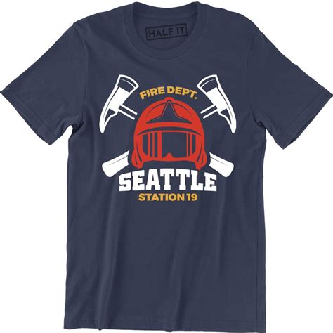 Half It Seattle Fire Department Firefighter Station 19 Tv Series Men