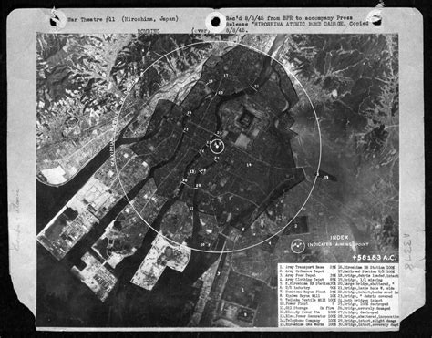 Hiroshima Nuclear Fallout Map