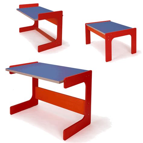 Er wirkt auf sie wie ein rotes tuch. RedLino Schreibtisch für Kinder:rot/orange